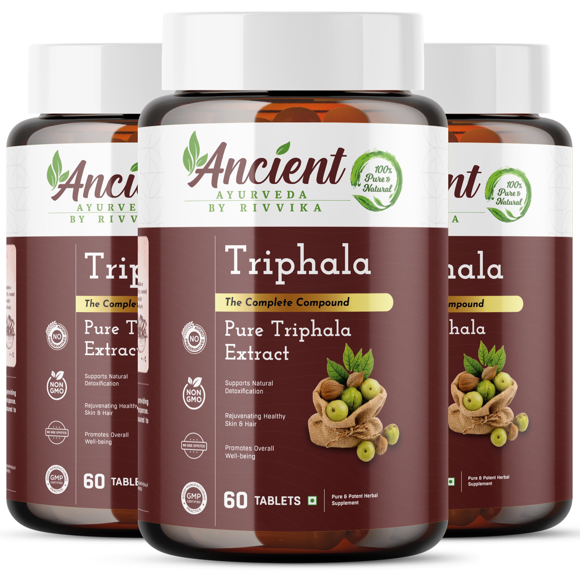 Triphala Tablets (Pack Of 3)